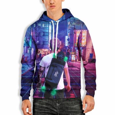 China Factory Sale Polyester 3d Print Hoodies For Men Plus Size 3xl Autumn Winter Long Sleeve Pullover Hooded Sweatshirt Unisex for sale