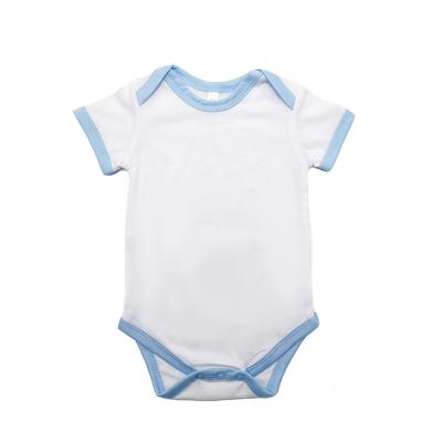 China Comfortable Breathble Polyester Sublimation Infant Clothing 100% Blank Baby Onesie for sale