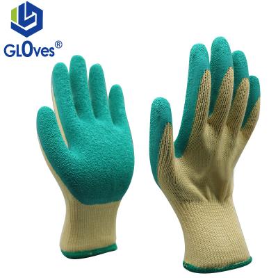 China LGSAFETY 10 Gauge Latex Coated Ply Garden Work Gloves Car Assembly Protective Work Gardening Gloves Handling Non-slip Gloves for sale