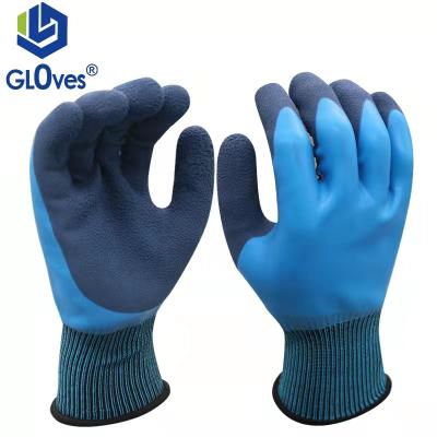 China LGSAFETY Latex Wear Resistant Foam Coated Assembly Worker Auto Work Gloves Anti-Slip Waterproof Work Gloves en388 for sale