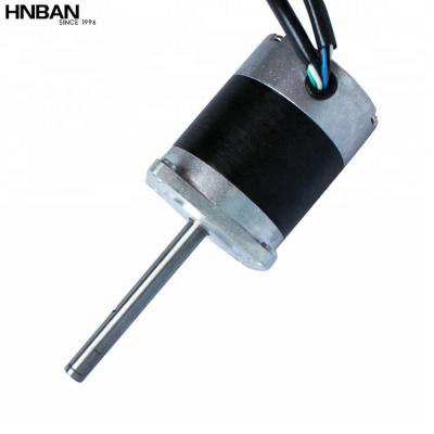 China 57ZW 24V 30W 3500RPM Long Shaft Micro Drip Proof Brushless DC Motor for sale