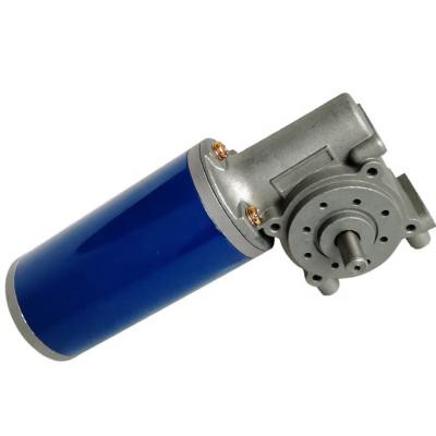 China 63ZW-63WJ 24V 100W High Torque Brushless DC Gear Motor With Worm Reducer for sale