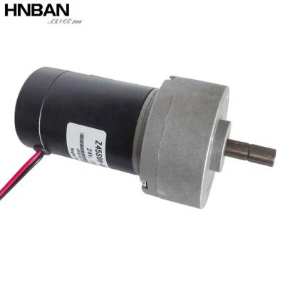 China 45mm DC 24V Gearbox Drip Proof Electric Motor Low Speed ​​For Grass Cutter Z45S66-0833-1 for sale