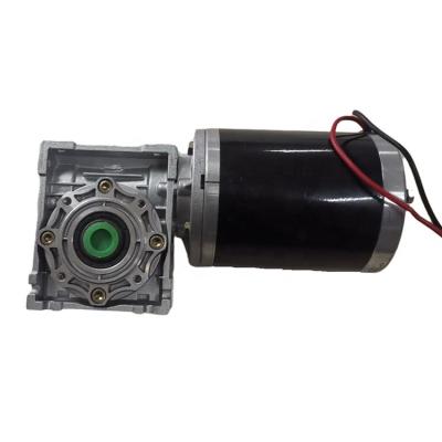 China ZY1020 48V 750W 3200RPM brush dc worm gear drip proof motor with RV40 reducer for sale