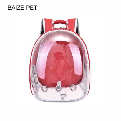 China Multifunctional Breathable Transparent Pet Cat Carrier Backpack Made in China for sale