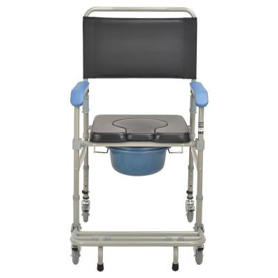 China Elderly people after surgery / medical mobile multifunctional disabled hospital commode chair for disabled people for sale