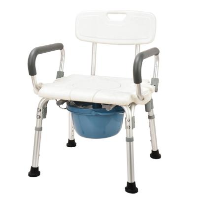 China Aluminum Alloy Bathroom Shower Chair For Bath Top Adult for sale