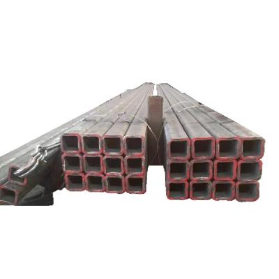 China Liquid Pipe Sales Galvanized Steel Square Pipe Q235B Curtain Wall Pipe Square Drilling Cutting Square Tube for sale