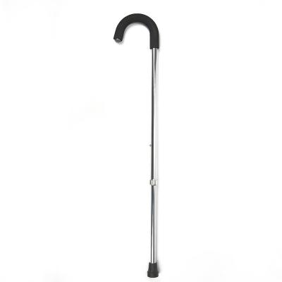 China High Style Affordable Minimalist And Sliver Aluminum Shiny Crutches For Older From Factory Directly for sale