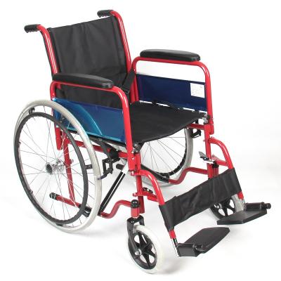 China Hot Sale 2023 Height Quality Chair For Disable People Single Foldable Manual Wheelchair With 100kg CE Certification for sale