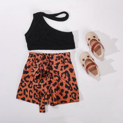 China Fashionable Breathable Four-Ways Wear Little Girls Boutique Kids Clothes Girls Sets for sale