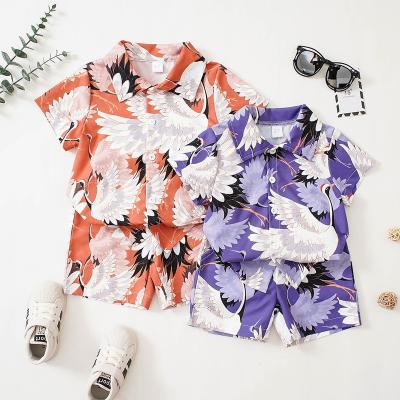 China Chinese Style New Arrival High End Fashionable Sellers Short Sleeve Summer Children Clothes Boys for sale