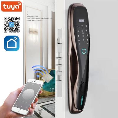 China Appartement / Home Gezichtsherkenning Door Lock Cool Smart Door Lock Met Camera Te koop