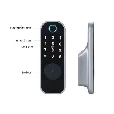 China Multifunctional Digital Rim Lock Smart Lock Intelligent Security Card Door Locks for sale