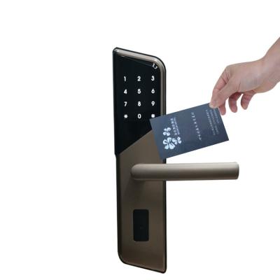 Cina Serratura per hotel intelligente in lega di alluminio, serratura per porta con carta digitale biometrica in vendita