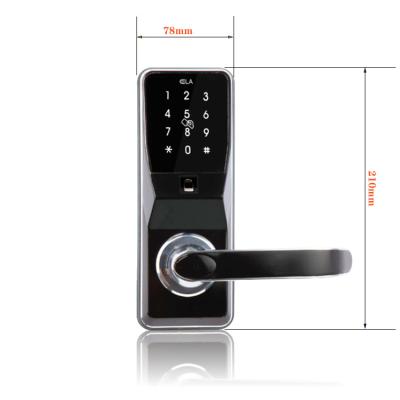 China Digitaal handgreep slot handleiding Hotel rfid Smart card hotel slot Smart Door Lock Te koop