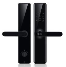 China Aluminum Alloy Tuya APP Smart Lock Outdoor Fingerprint Door Lock for sale