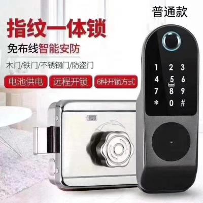 China Smart Door Lock Fingerabdrucksensor Türschloss Smart Haustürschlösser zu verkaufen