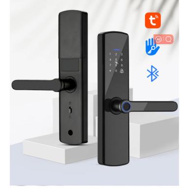 China Aluminum Alloy Smart Door Lock Security Keyless Security Door Locks for sale