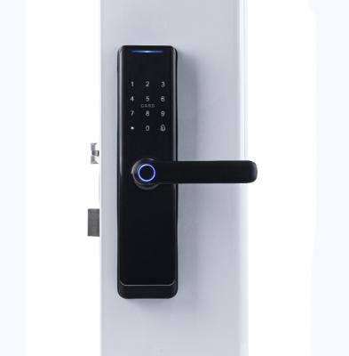 Cina 2024 Nuova applicazione WiFi impermeabile Smart Door Lock ELA E-515 Blocco biometrico maniglia porta impronta digitale in vendita