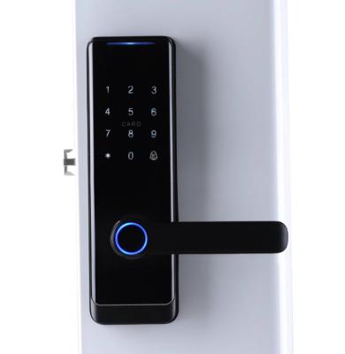 Cina ELA Alta sicurezza impronte digitali Ttlock Smart Lock Tuya WIFI E-518 Digital Smart Door Lock For Home Airbnb Appartamento Progetto in vendita