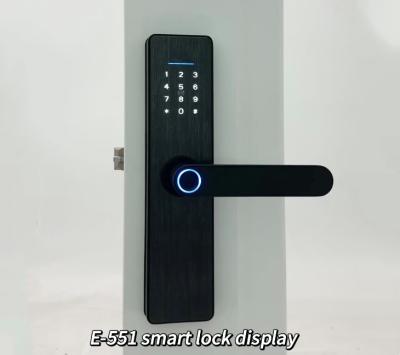 China ELA E-551 Biometric Fingerprint Smart Lock Hotel Door Lock With Electric Feature For Smart Homes Or Offices for sale