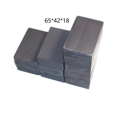 China Large Ferrite Block Magnet Industrial Super Generator Magnet Multipolar Magnet 65x42x18mm for sale