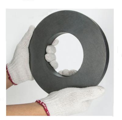 China Large Ferrite Magnet Industrial Ring Speaker /motor/generator Super Magnet Multipolar Magnet OD220 x ID110 x T25 mm for sale