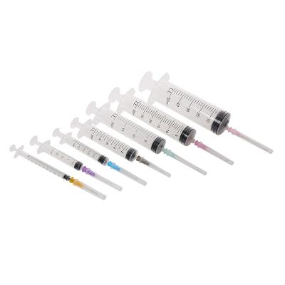 China Sterile Medical Single Use Injection Injection Syringe Injector With Or Without Needle for sale