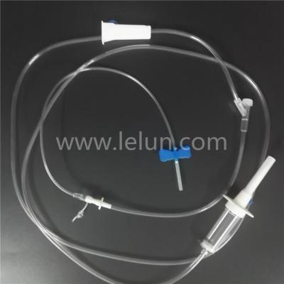 China Economic Sterile Disposable PVC PVC Infusion Giving Set for sale