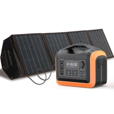 China 1100W home produced lifepo4 battery 1000w solar power station portable power generator for sale