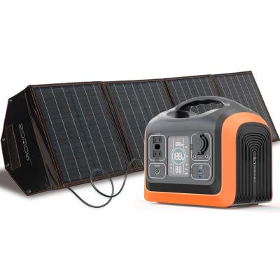 China 110V 600W solar powered home generator camping power outdoor solar silent generator kit generador for sale