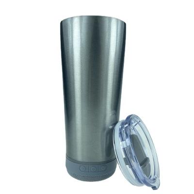 China Coffee Mug Gift 2021 Tumbler 18oz Speaker Music Mug Drinkware Stainless Steel Viable Smart Wireless Wine Tumbler Blue Tooth Mug for sale