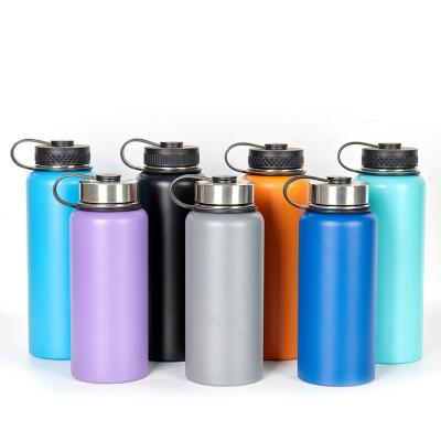 China Durable Outdoor 32oz Vacuum Insulated Double Walled Leakproof Sports Stainless Steel Water Bottle for sale