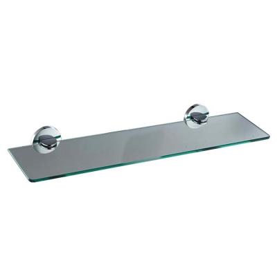 China Wall Mounted Type Zinc Alloy Glass Shelf for sale