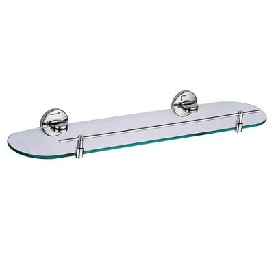 China Nail Zinc Alloy Shower Glass Shelf for sale