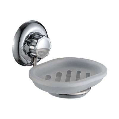 China Modern Plastic Super Strong Vacuum Sucker Soap Dish for sale