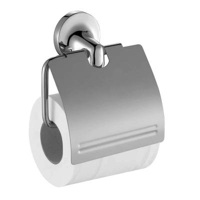 China Modern Zinc Alloy Toilet Paper Holder With Basket for sale