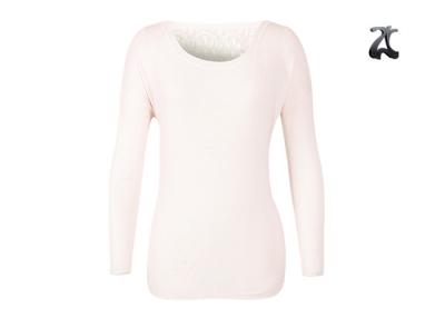 China Autumn / Winter Lace Knitting Pullover Sweater For Ladies With Long Sleeve Crew Neck for sale