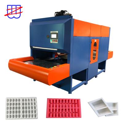 China Building Material Shops Polyethylene Foam Sheet PE Double Station EPE Fully Automatic Conductor Heating Bonding Machine for sale