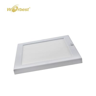 China Nice Appearance / Built-in Square LED Panel Light Ultra Thin Driver / Easy Installation With Worbest PIR Sensor Low Price OEM for sale