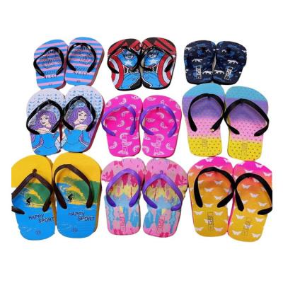 China Around 0.38 dollars FLX021 Models Grade 24-35 Wholesale Kids Indoor Bedroom PVC Cheap Slippers With Different Models for sale