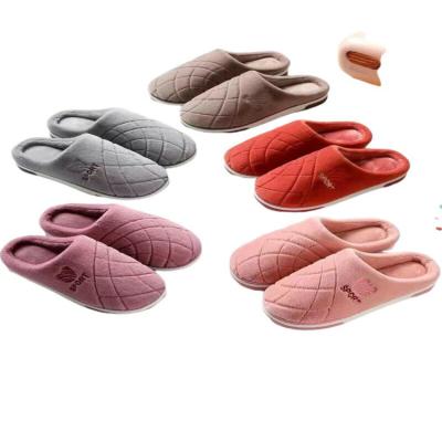 China Recyclable 1.89 Dollars Model WYX062 Size 25-29 Children Winter Little Fur House Slippers With Different Colors for sale