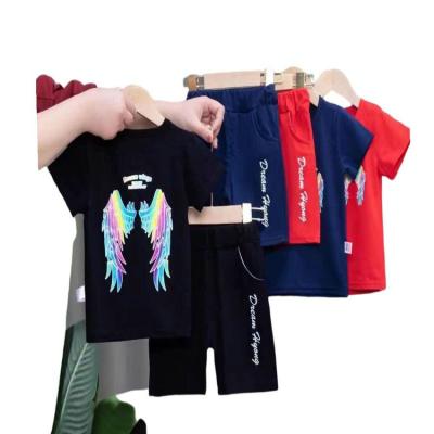 China $2.85 casual pattern HNT002 ages 2-5 years high quality baby clothes cotton set with different patterns for sale