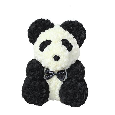 China Artificial Flowers Rose Panda Teddy Bear Pe Foam Rose Xingsheng Christmas Gifts PE for sale