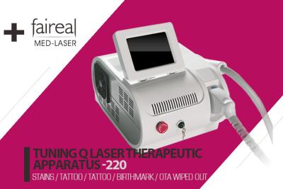 China Tattoo Removal Q-Switched ND Yag Laser Machine 1064nm & 532nm Wave Length for sale