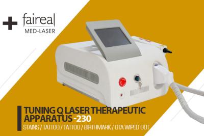 China Portable Q Switch Laser Tattoo Removal Equipment With Infrared Ray Indicator for sale