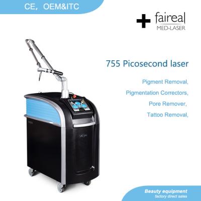 China FAIREAL MED Picosecond Laser Q switch Nd Yag laser Tattoo Removal machine MANUFACTURER for sale