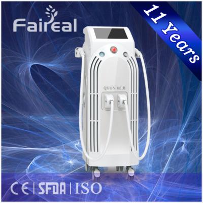 China Double IPL handles for hair removal ,skin rejuvenation beauty machine for sale