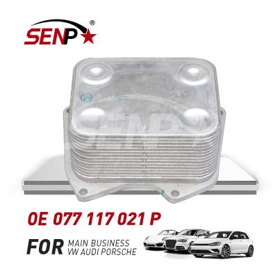 China Aluminum Alloy SENP 117 021 P Auto Parts Cooling System Oil Cooler OEM 077 For VW Touareg - Used Car for sale